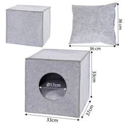 Lionto Katzenhöhle Aus Filz + Kissen - Regalhöhle Hellgrau -Haustier Lieferungen 0036ad3586b9e5b8aa1bb1f52a56e5965826010c 1657087 de DE 2b68111a4f546f7cced3383cb08d3c588e71ff66KPpA0Q