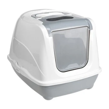 AniOne Katzentoilette Flip Cat M Grau 1 AniOne Katzentoilette Flip Cat M Grau