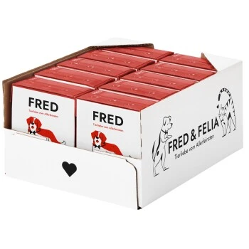 Fred & Felia FRED 10x200g Rind Mit Nudeln 2 Fred & Felia FRED 10x200g Rind Mit Nudeln – Bild 2