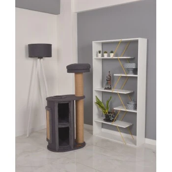 Petliving Kratzbaum Louis Anthrazit 4 Petliving Kratzbaum Louis Anthrazit – Bild 4