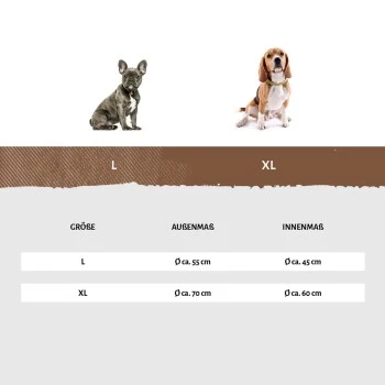 Knuffelwuff Hundehöhle Pumbaa Aus Velours Braun L 2 Knuffelwuff Hundehöhle Pumbaa Aus Velours Braun L – Bild 2