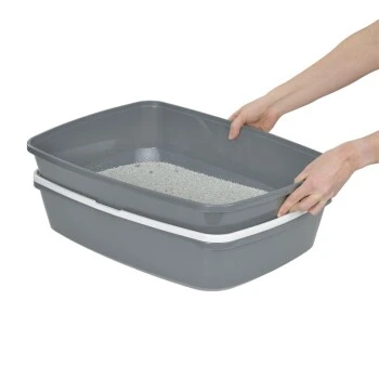 AniOne Geschlossene Sieb-Toilette Clean Cat M 2 AniOne Geschlossene Sieb-Toilette Clean Cat M – Bild 2