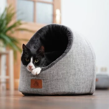 Schlitzohr Katzenhöhle Oskar Grau 10 Schlitzohr Katzenhöhle Oskar Grau – Bild 10