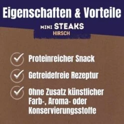 Adventuros Mini Steaks Hirsch 7x70g -Haustier Lieferungen 87158d9a9e4085d4f7297764621bbacba65cad97 2457b670d47b5f67e6ae256c6b99852fc752cd78