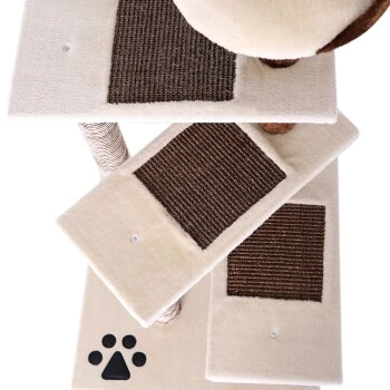 Lionto Kratzbaum, Höhe 100 Cm Beige 3 Lionto Kratzbaum, Höhe 100 Cm Beige – Bild 3