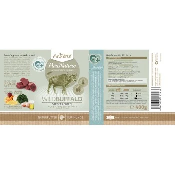 Aniforte WildBuffalo Büffel Mit Spinat 2,4 Kg 2 Aniforte WildBuffalo Büffel Mit Spinat 2,4 Kg – Bild 2
