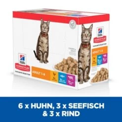 Hill's Science Plan Adult Huhn, Seefisch & Rind 12x85 G -Haustier Lieferungen c7e846a066af7c5117d34e1b63fcb15f17ea22cf 52742211800 3