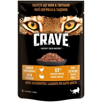 CRAVE Pastete 24x85g Huhn Und Truthahn 1 CRAVE Pastete 24x85g Huhn Und Truthahn