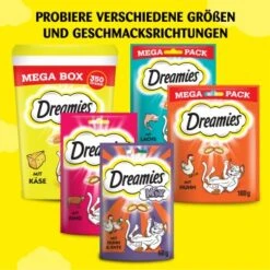 Dreamies Snack-Vielfalt 12x60g -Haustier Lieferungen e1a02b6dc0f72057e231884fbadee7d8da077e15 1297459 8